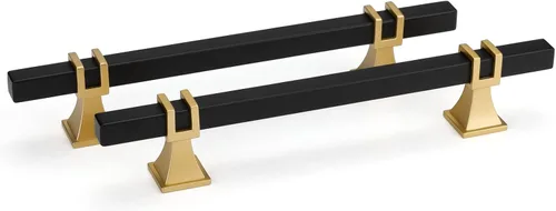 Vista 14 de Goldenwarm Paquete de 5 tiradores de gabinete negros de 3 pulgadas de aleación de zinc negro mate para gabinete, manijas de tocador, cajones