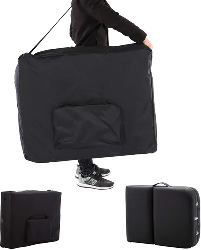 Vista 4 de Artechworks Mesa de masaje plegable portátil ligera de 28 pulgadas de ancho, 3 pulgadas, para salón facial, spa, cama de tatuaje con patas