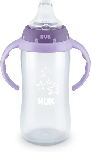 Vista 12 de NUK - Vaso de aprendizaje de tritan con estrellas color gris de 10 onzas, para 12 meses en adelante, sin bisfenol A, a prueba de derrames, paquete