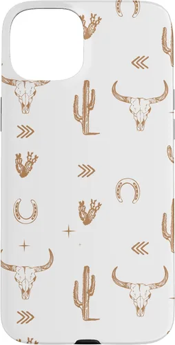Vista 9 de Western Country - Carcasa para iPhone 17, diseño de calavera de toro sureño