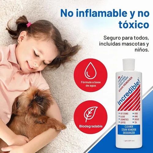 Vista 5 de Limpiador quitamanchas Incredible Inc., desodorante de 16 onzas, Paquete con 3