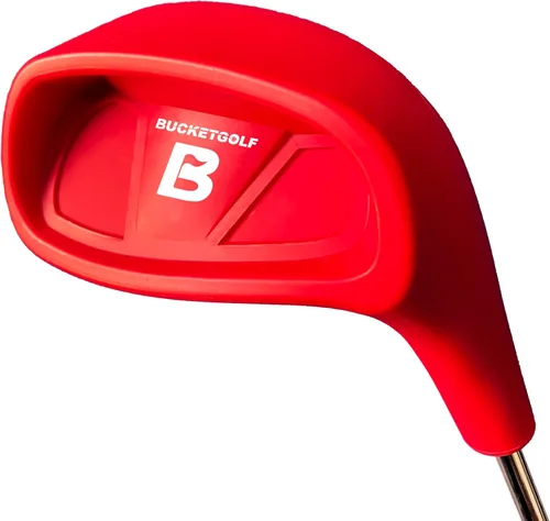 Vista 7 de Official BucketGolf Club - Backyard Outdoor Golf Club with Oversize Club Head to Play BucketGolf, Hit Plastic Or Foam Golf Balls in Grass, Parks