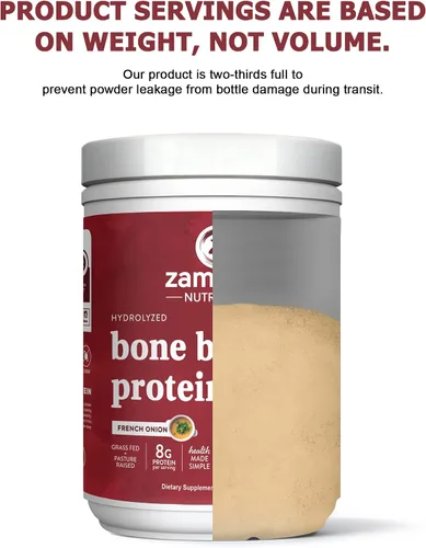 Vista 8 de Zammex Polvo de proteína de caldo de hueso de res – Colágeno hidrolizado alimentado con pasto, apoya la salud del cabello, la piel