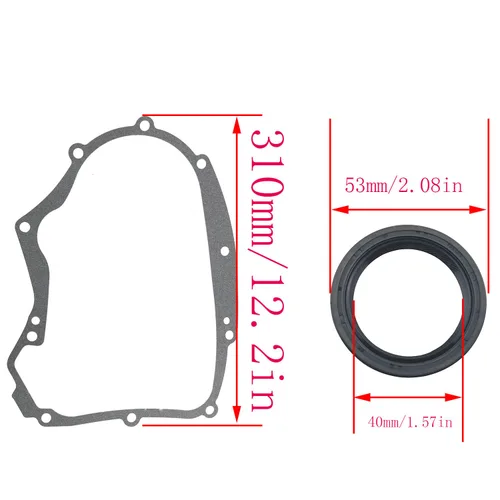 Vista 2 de CHENJIN 594195 Junta del cárter y accesorios del sello de aceite 795387 para motores de gasolina pequeños, modelo de reemplazo 591911 273488 690945