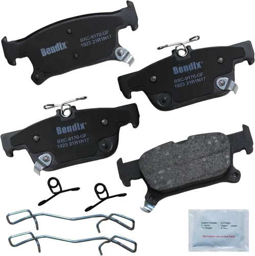 Vista 152 de Bendix Priority1 CFC154 - Juego de pastillas de freno de disco para Avanti II, Century, LeSabre, Regal, Riviera, chasis comercial, DeVille