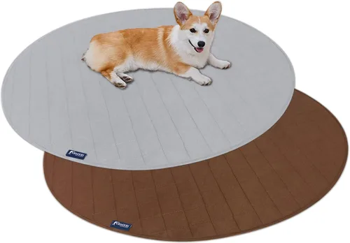 Vista 8 de Almohadillas lavables y reutilizables para orina para perros, paquete de 2 Gris