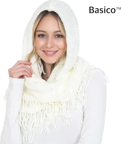 Vista 2 de Basico - Bufandas infinitas para mujer, modernas, suaves y de invierno