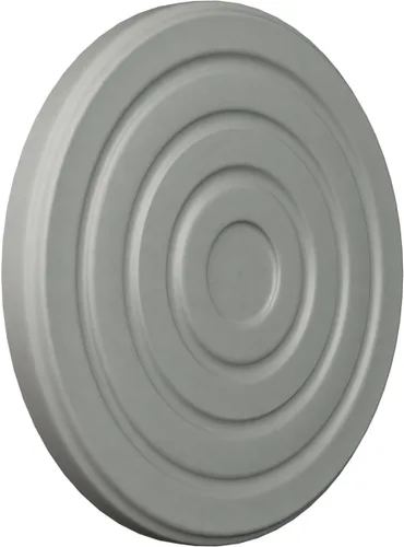 Vista 2 de Ekena Millwork ROS05X00LI Lisboa Roseta Redonda, 5"OD x 3/8"P, Imprimado