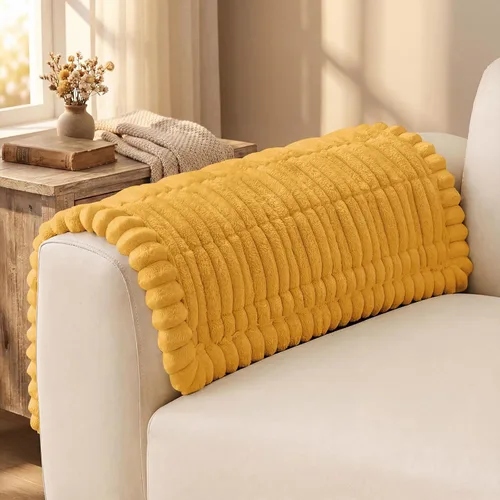 Vista 29 de decorUhome Funda de sofá para perros, funda antideslizante y mullida para sofá, para asiento, respaldo y reposabrazos, protector de sofá suave