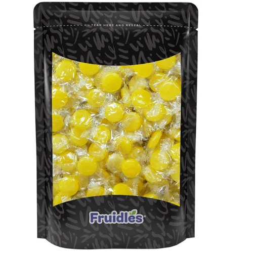 Vista 8 de Fruidles Caramelos duros con botón de fruta mixta, envueltos individualmente, media libra