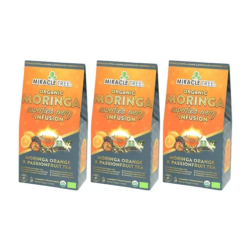 Vista 23 de Miracle Tree 's Energizing Moringa Infusion - Chai Mezcla súper cafeína Alternativa de café saludable, perfecta para concentrarse Certificado