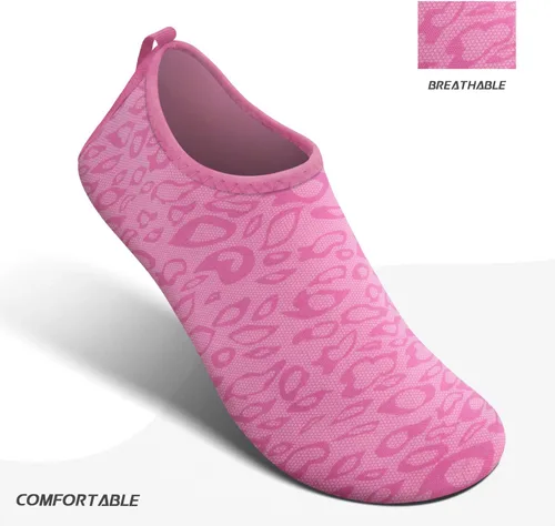 Vista 4 de SAYOLA - Zapatos acuáticos para natación, playa, piscina, yoga y surf, con secado rápido, sensación descalza y estilo calcetín (SB001)