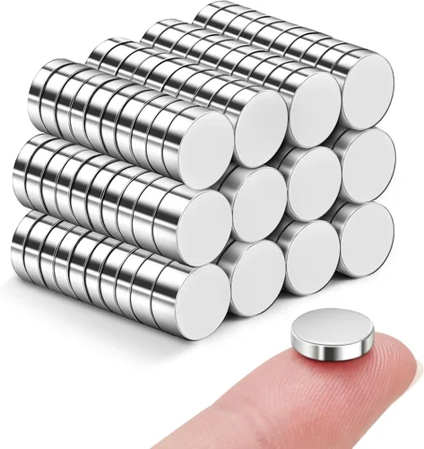 Vista 11 de SMARTAKE 45 piezas de imanes para refrigerador, imanes pequeños redondos de 6x2mm para nevera, imanes de neodimio premium multiusos para oficina