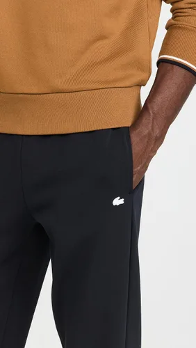 Vista 6 de Lacoste Joggers sólidos para hombre, Negro