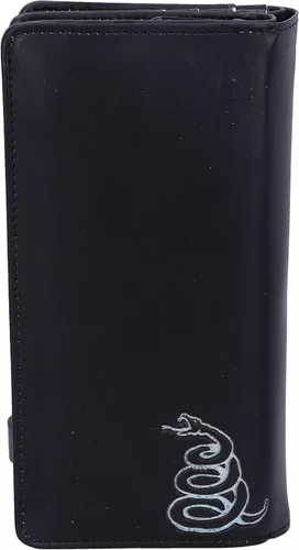 Vista 3 de Nemesis Now Cartera con licencia oficial de Metallica Black Album en relieve 73in