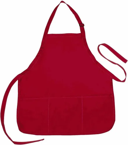 Vista 12 de Impecgear Cafe Restuarant Delantales Babero, Blanco
