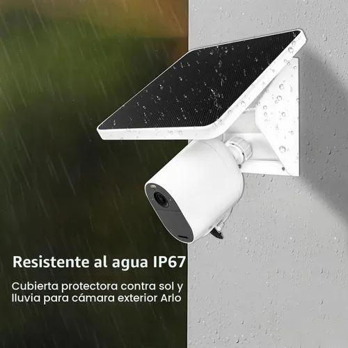 Vista 2 de Soporte de carga de panel solar de 4 W para Arlo Essential 2K (2ª generación), Essential XL, Essential Spotlight, Arlo Pro 6/6 XL, Pro 4/3/2, Pro 5S