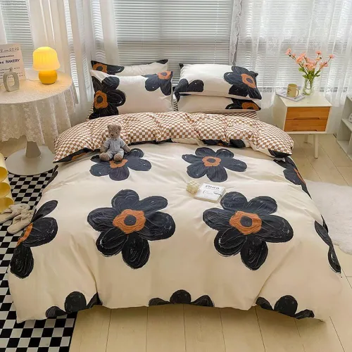 Vista 40 de Wellboo Juego de edredón de color verde oscuro, tamaño individual, color verde oliva, bohemio, ropa de cama de algodón para niños y niñas