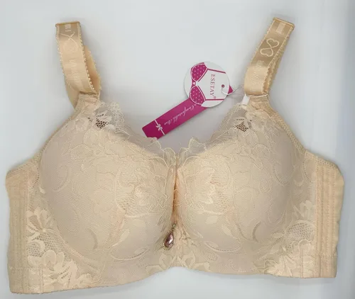 Vista 6 de ESETAY Brasier push up para mujer, talla grande, con aros, 32C-46DD