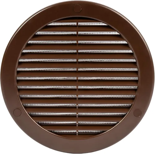 Vista 21 de Paquete de 10 cubiertas redondas de ventilación de aire de 4 pulgadas – Deflector de ventilación de aire Soffit de plástico blanco con malla