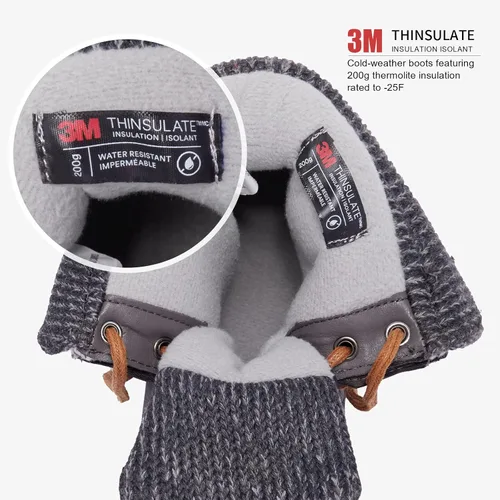 Vista 2 de Aleader - Botas de nieve impermeables para mujer