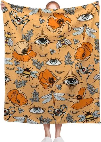 Vista 11 de Manta de otoño de gnomo, gnomo de otoño de 30 x 40 pulgadas, ligera, súper suave y acogedora para sofá, cama, sofá y silla Gnomo de otoño1