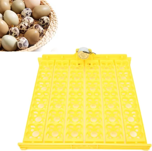 Vista 5 de Pssopp Bandeja automática de giro de huevos, mini incubadora de incubadora, herramienta automática de giro de huevos con motor para pollo, pato