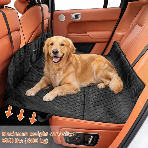Vista 4 de Placa de extensión de asiento trasero de automóvil, extensor plegable de asientos traseros para dormir, aumenta el maletero de viaje y el espacio