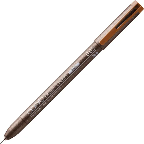 Vista 2 de Copic Multiliner Pen, 0.001 in, Sepia, 1 unidad (paquete de 1)