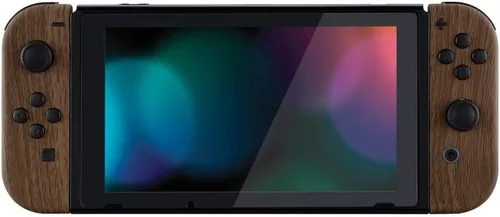 Vista 8 de eXtremeRate - Placa trasera para Nintendo Switch Console, NS Joycon con carcasa de mando de mano con botones de juego completo, carcasa de repuesto