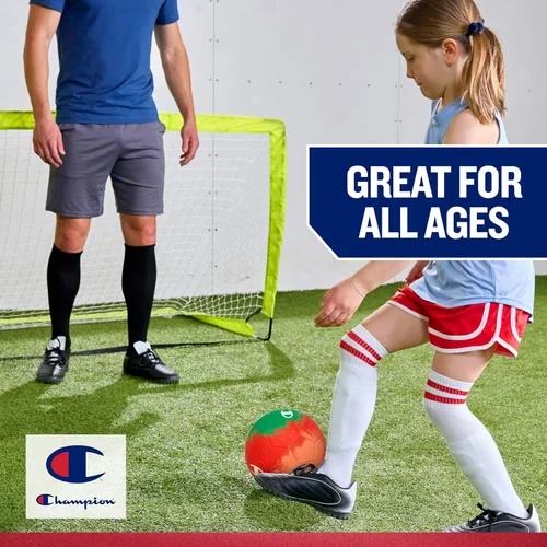 Vista 5 de Pelota de fútbol Champion para jóvenes y adultos – Acabado mate, diseño de 32 paneles, control mejorado, cubierta de PVC, tamaños 3, 4 y 5