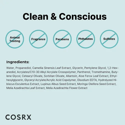 Vista 7 de COSRX Hydrium Green Tea Aqua - Crema de gel calmante de té verde, 1.69 onzas líquidas, crema diaria ligera, camelia, gel de aloe, cuidado de la piel