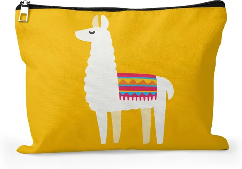 Vista 14 de Bolsa de maquillaje para mujer, Corazones de cactus de alpaca