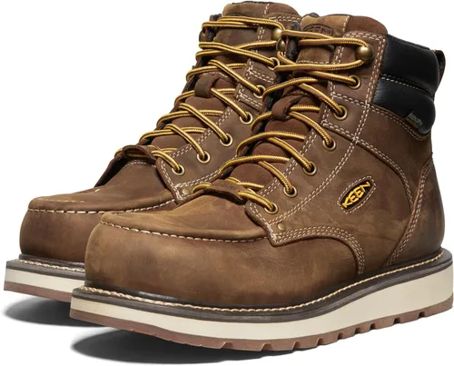 Vista 5 de KEEN Utility Men's Cincinnati 6" Composite Toe Waterproof Wedge Work Boots
