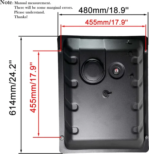 Vista 7 de JMCHstore Generador de metal OEM Tanque de combustible para Generac GP5500 GP6500 RS5500 RS7000E GP7500E RS8000E XT8000E XT8500EFI, 0H7510A