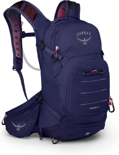 Vista 16 de Osprey Raven 14L Mochila de ciclismo de montaña para mujer con depósito hidráulico