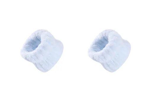 Vista 13 de Sowaka Juego de 2 bandas elásticas de microfibra suave de microfibra para mujeres y niñas, para lavado de cara, maquillaje absorbente para evitar