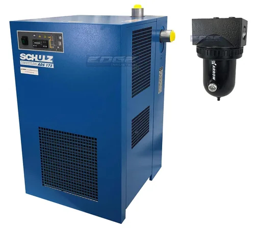 Vista 10 de Schulz Secador de aire refrigerado para compresor de aire, sistemas de aire comprimido, 175 CFM, bueno para compresores de 40 HP a 50 HP
