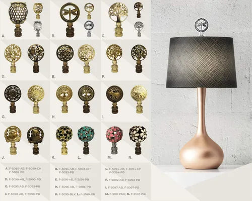 Vista 3 de Royal Designs, Inc. Lámpara decorativa de libélula finial, F-5093-CH-1, cromo