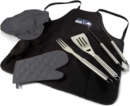 Vista 26 de Picnic TIME NFL BBQ Delantal Tote Pro Grill Set