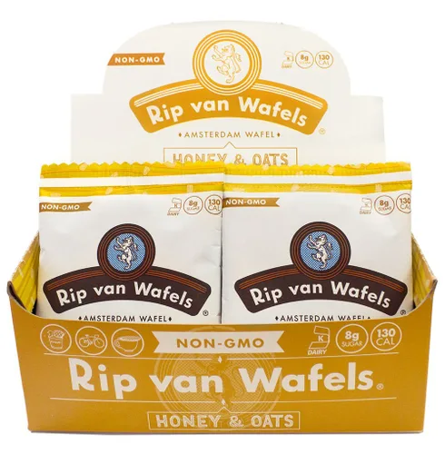 Vista 10 de RIP VAN WAFELS Galletas Wafel de miel y avena, 4.64 onzas
