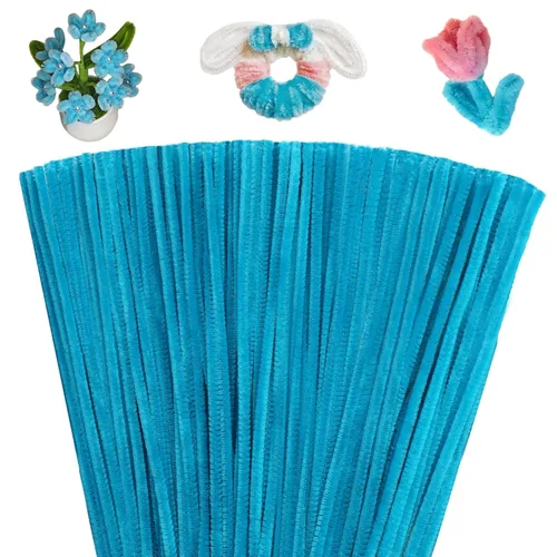 Vista 15 de Giwrmu 200 piezas 20 colores Limpiapipas para Manualidades, Limpiapipas Tallo de Chenilla, Palitos Difusos Suministros para Manualidades