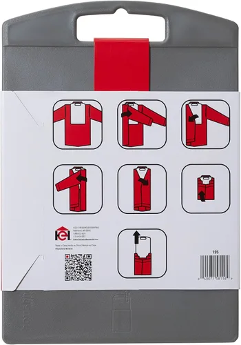 Vista 11 de Household Essentials 195 Tabla para doblar camisas para lavandería Dobla camisetas, polos y camisas de vestir, negro (paquete de 10)