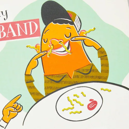 Vista 8 de Hallmark Tarjeta del día del padre para marido (dibujos animados lindos, nuestra vida juntos)