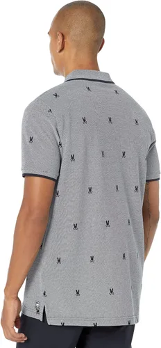 Vista 2 de Psycho Bunny Polo estampado Birdseye