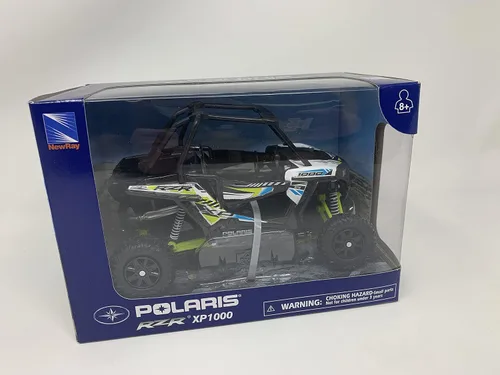 Vista 2 de New-Ray Escala 1:18 Polaris RZR XP 1000 Color blanco Lightning