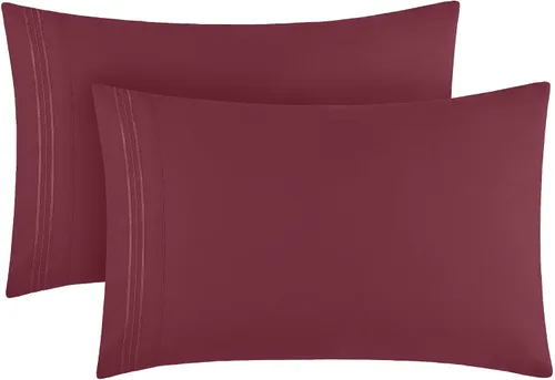 Vista 53 de Mellanni Fundas de almohada de lujo, extrasuaves, refrescantes, fundas de almohada de 12 piezas de la colección icónica, cierre de sobre
