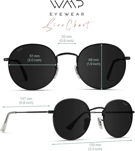 Vista 6 de Wearme Pro, modernos lentes de sol con lente redondo reflectante