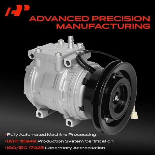 Vista 3 de A-Premium Compresor de A/C con embrague compatible con Mitsubishi Montero 1994-2002, Montero Limited 2003-2006 3.8L, Montero XLS 2003-2004 3.8L