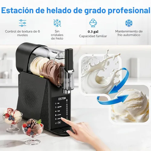 Vista 3 de OSTBA Máquina de helado suave de 88 oz, no necesita hielo Slushie Maker